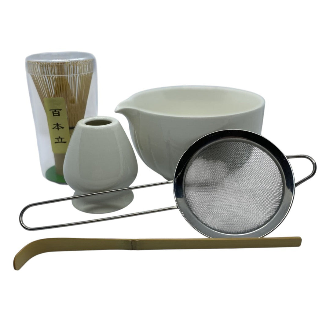 matcha set white 5 piece