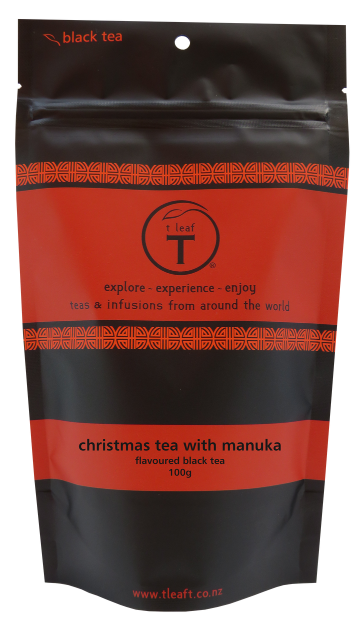 Christmas tea with NZ Mānuka 100g pouch