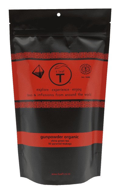 Gunpowder organic pyramid - t leaf T | teas and infusions from around the world