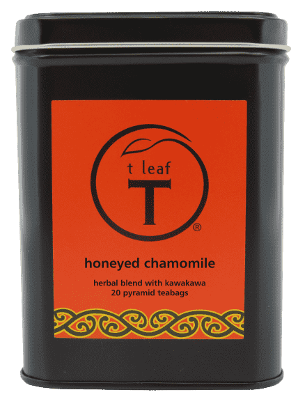 Honeyed Chamomile with NZ Kawakawa pyramids - t leaf T | teas and infusions from around the world