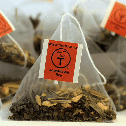 Kawakawa fire pyramids Screw can | pyramid tea bags New Zealand | t leaf T