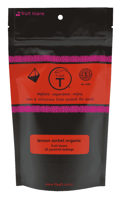 Lemon sorbet organic pyramids - t leaf T | teas and infusions from around the world
