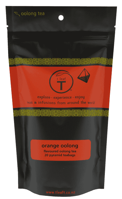 Orange oolong pyramids - t leaf T | teas and infusions from around the world