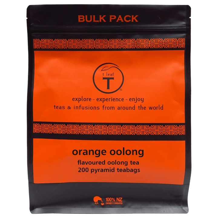 Orange oolong pyramids - t leaf T | teas and infusions from around the world