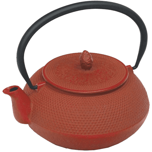 Roji nail head 600ml red teapot - t leaf T | teas and infusions from around the world