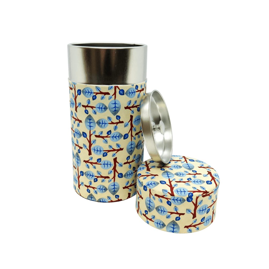 Tea canister - tree white - t leaf T | teas and infusions from around the world
