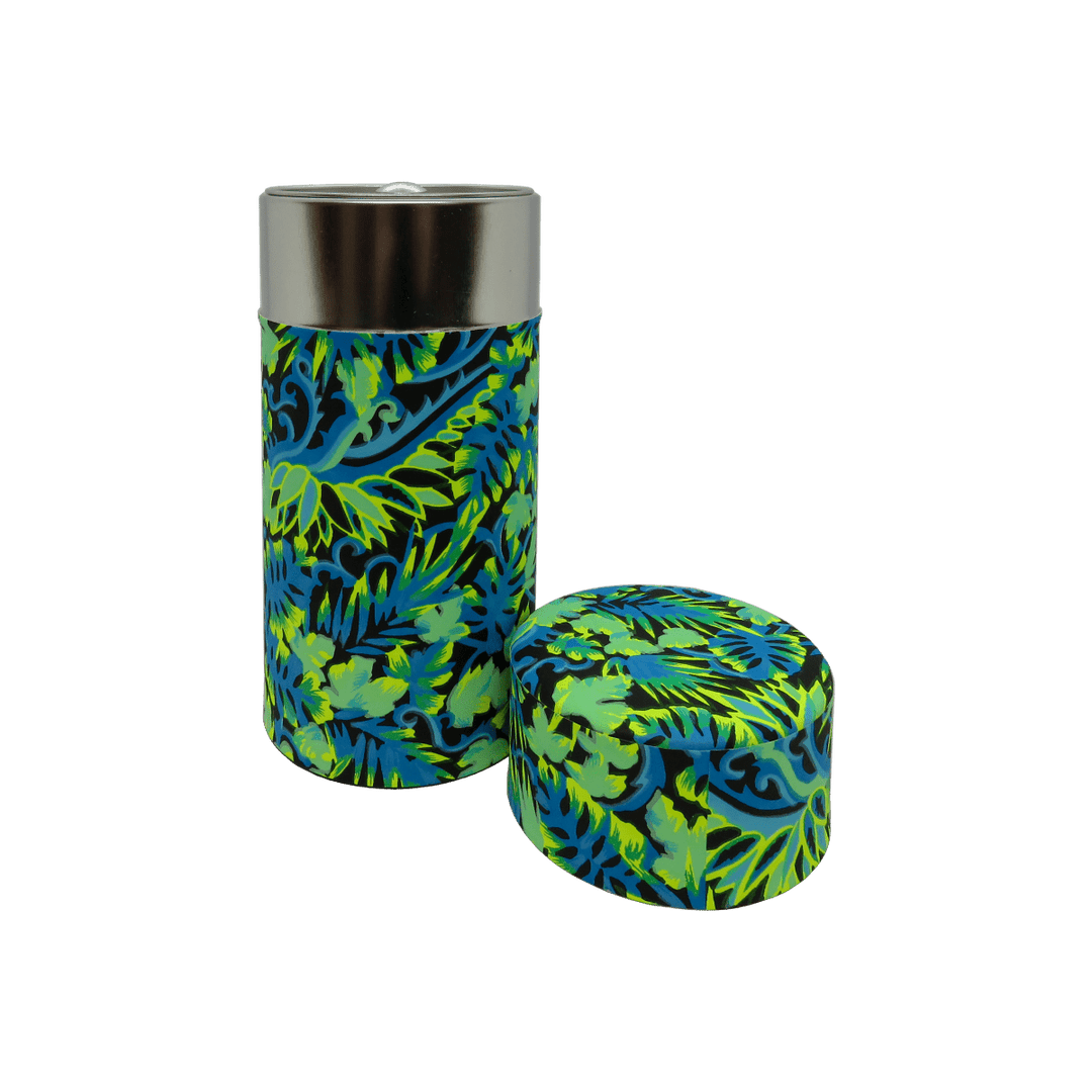 Tea canister - tropical BLUE - t leaf T | teas and infusions from around the world