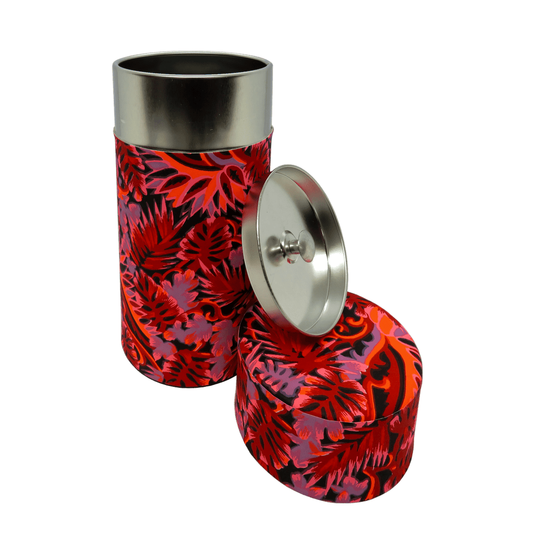 Tea canister - tropical RED - t leaf T | teas and infusions from around the world