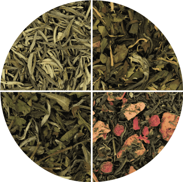 White tea sample selection - t leaf T | teas and infusions from around the world