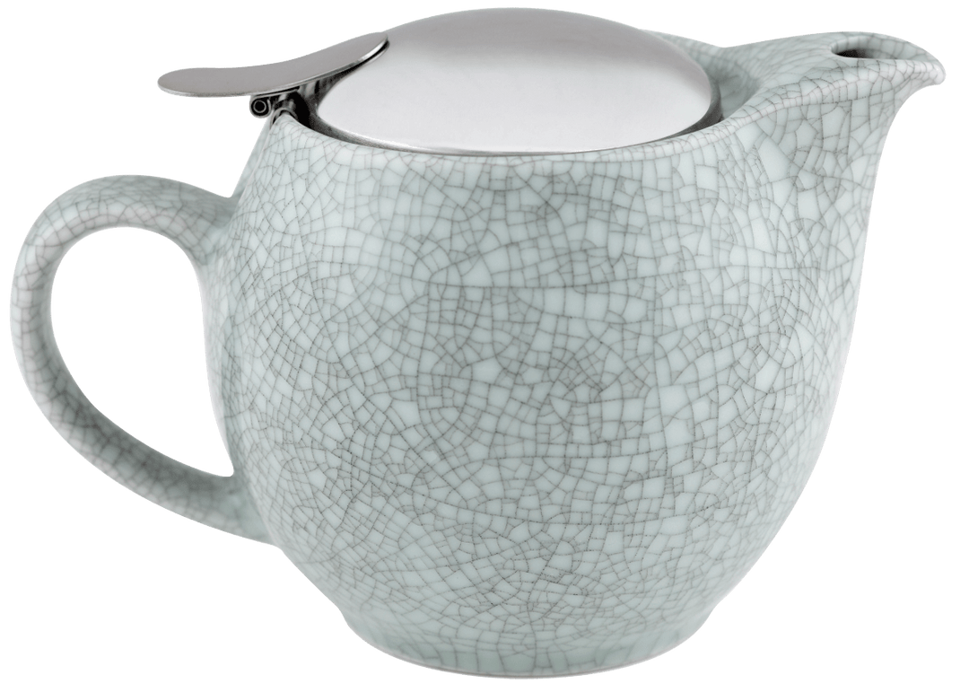 Zero 450ml crackle smoke (blue) teapot - t leaf T | teas and infusions from around the world