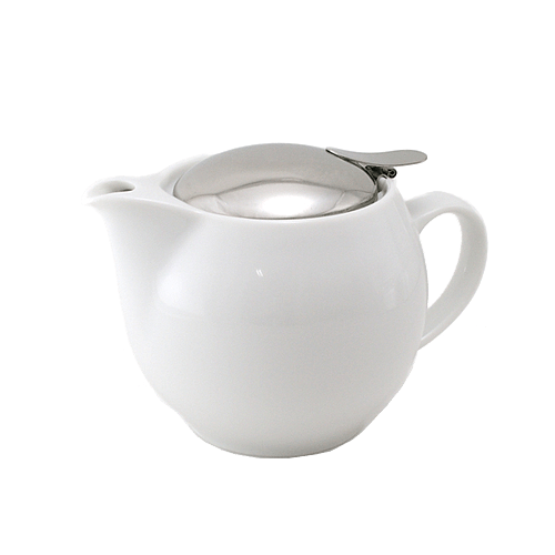Zero 450ml white teapot - t leaf T | teas and infusions from around the world